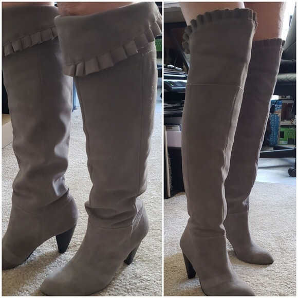 Bcbg Generation Grey Over the Knee Boot size 7 - Picture 5 of 5